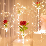 (Christmas Sale)LED Luminous Balloon Rose Bouquet