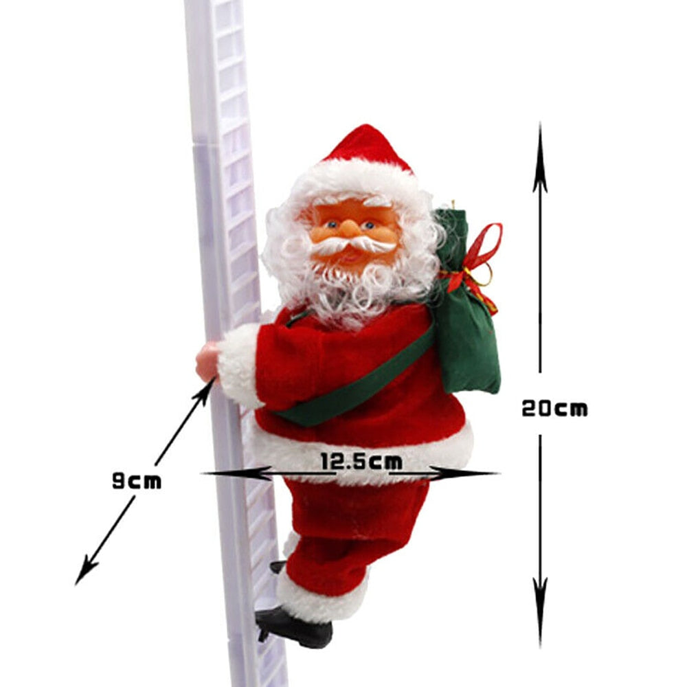 Electric Climbing Santa