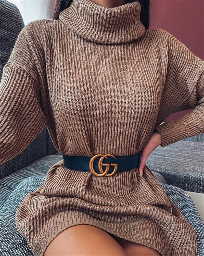 Over-sized Turtleneck Sweater